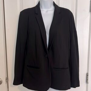 Calvin Klein Basic Black Blazer w/Stretch-Size Medium